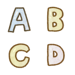 cool 123 ABC Letters Cute move Emoji
