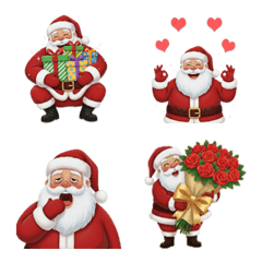 Santa Claus emoji bringing smiles