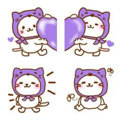 推し色猫さん推しニャン（紫）