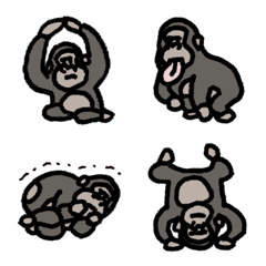 かわいいゴリラの絵文字