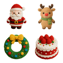 Soft Knit Xmas Emoji Collection