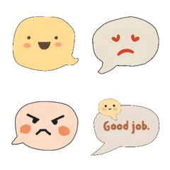 The speech bubbles everyday life