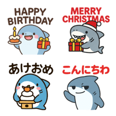 Cool and Cute Shark Daily Emojis