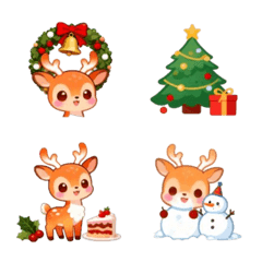 The Little Cute Reindeer(40 sets)
