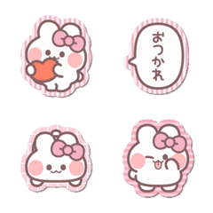 Ushagi!!sticker2 pink