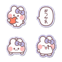 Ushagi!!sticker2 purple