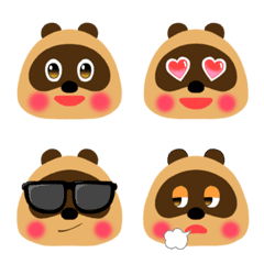 Tanuki Emoji -ayumichanlove-