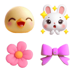 かわいい動物＆記号