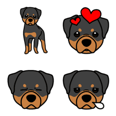 Various Rottweiler Emoji