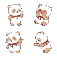 Mitarashi dango panda emoji 1