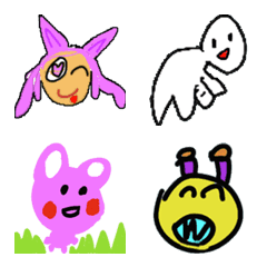 7歳児が描いた絵文字