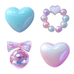 Puffy Gem Drops Colorful Emoji2