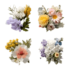 Petite Bouquet Emoji Set3