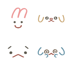 Simple yuyumaru kaomoji