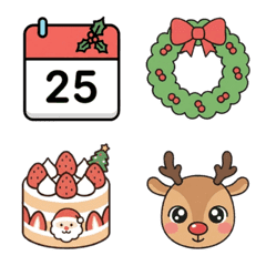 Kawaii Christmas Emoji Pack