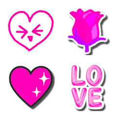 ハートいっぱい♡ハートるん絵文字❤︎