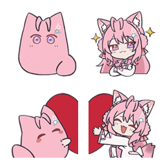 「博衣こより」こよともふこよ達の絵文字