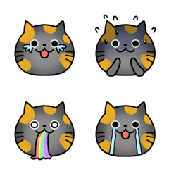 Your Cat Emoji: Tortoiseshell Tortie