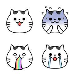 Your Cat Emoji:Black &White4