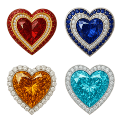 หัวใจอัญมณีสุดหรู