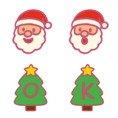 可愛聖誕節+26英文字母(粉紅色)