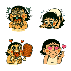 顔だけで語る絵文字。