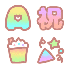 Animation marshmallow gradation Japanese