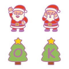 可愛聖誕節+26英文字母(紫色3)