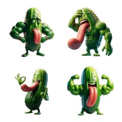 The Big Cucumber Is Licking Everythi