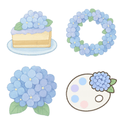 夏日紫陽花的時光表情貼