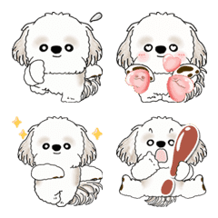 動くシーズー犬 2025 絵文字１