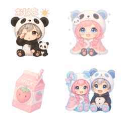 Kawaii pandaa