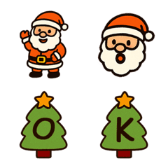 可愛聖誕節+26英文字母(橘色)