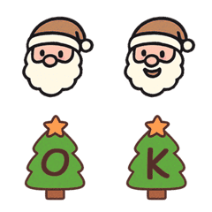 可愛聖誕節+26英文字母(奶茶色2)