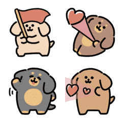 暖心臘腸犬動漫表情符號