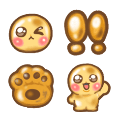 ベーグルのぐるちゃん（パンの絵文字）