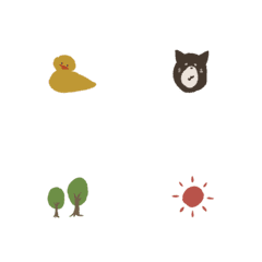 Simple and often used emojis