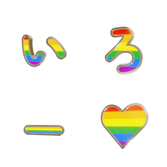 อักษร 3D หลากสีสั่นไหวภาพติดตา