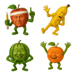 フルーツのおじさん絵文字