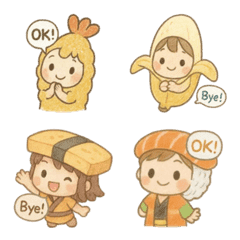 Lovey characters Emoji