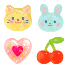 かわいいぷっくりデコ絵文字♡11