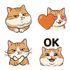 小胖橘：肉肉橘貓表情包Ver.2
