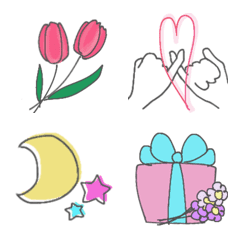 kawaii vivid pastel emoji