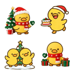 Quacky Cutie Duck-Christmas Joy(40 sets)