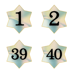 Gradient Star Numbers