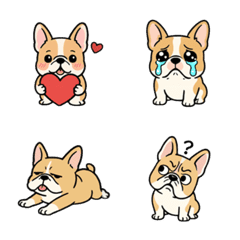 French Bulldog's snort-snort Emoji