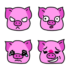 ぶたのミルフィーユちゃん　絵文字２