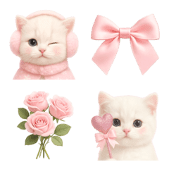 かわいいネコ絵文字♡