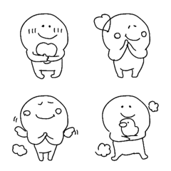 Cute, thin-lined popular character