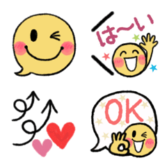 吹き出しスマイルちゃん